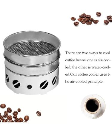 500G Home Coffee Beans Cooler Double Layer Filter Rapid Cooling System Plate Coffee Beans Roaster Matching for Homecafe Cooling Roasted Coffee Bean Rich Flavour 110V White - Buy Online on GoSupps.com