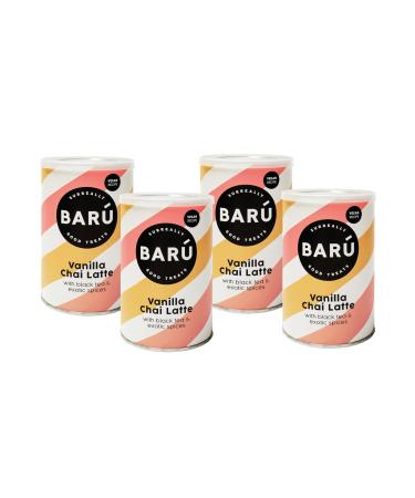 Bar Bar Vanilla Chai Latte Pack of 4 x 250 g Instant preparation with black tea vanilla & spices Vegan natural without artificial flavors 48 cups Handmade in Belgium