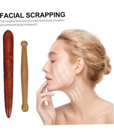 Healeved 2-Set Wooden Acupuncture Rods & Gua Sha Massage Board - Hand Foot Reflexology & Trigger Point Relief - Buy Online on GoSupps.com