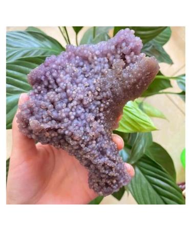 Gemstones and Crystals 20-140g Natural Grape Agate Crystal Specimen Home Decor QINTINYIN (Size : 110-120g)
