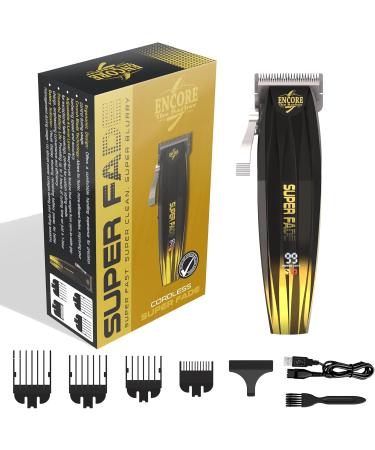 Super Fade Professional Hair Clipper for Barbers - Fast Cordless & Whisper Quiet | 90+ Min Runtime & Crunchy Blade for Perfect Blurry Fades - Buy Online on GoSupps.com