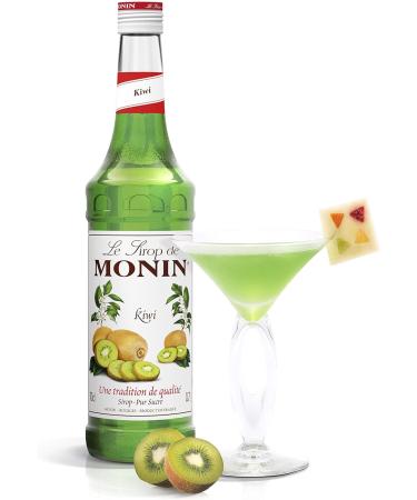 MONIN Premium Kiwi Syrup 700ml for Cocktails and Mocktails. Vegan-Friendly Allergen-Free 100% Natural Flavours and Colourings - Buy Online on GoSupps.com