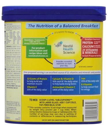 Carnation Breakfast Essentials Powder Drink Mix  Rich Milk Chocolate  17.7 Ounce Jar (Packaging May Vary) - Buy Online on GoSupps.com