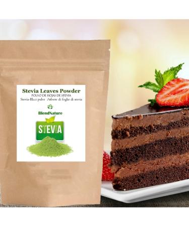 100% Natural Stevia Powder 200g - Vegan & Selected Leaves for Healthy Sweetening | Buy Internationally - Buy Online on GoSupps.com