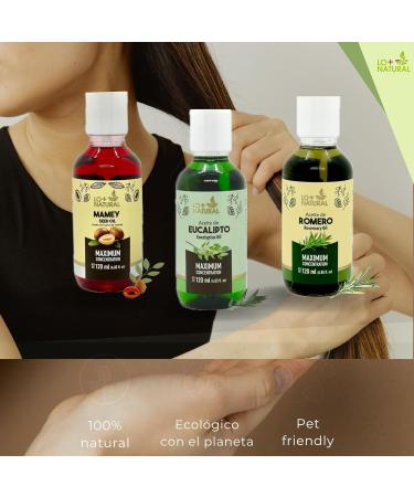LO+NATURAL Eucalyptus Oil Maximum Concentration (120 ml) ACEITE DE EUCALIPTO 4.05 oz - Buy Online on GoSupps.com