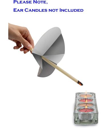Ear Candling Treatment Towels with 20 Protective Discs - Gray (4-Pack) | Ear Candles Not Included - Buy Online on GoSupps.com
