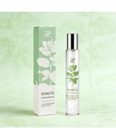 DoctorPro Nasal Essential Oil Roll-On 10ml (.33 fl oz) with 100% Natural Plant Extracts and Oils Coconut Oil Magnolia Bud & Frankincense for Sinus Allergies Stuffy Nose