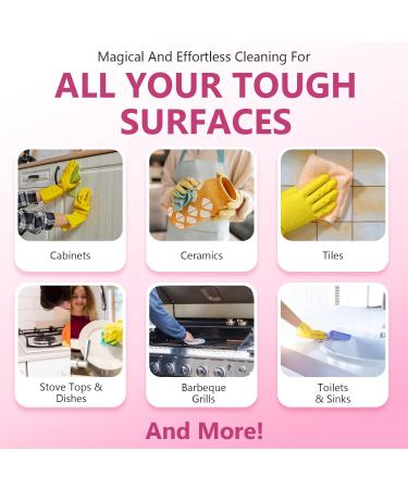 Natural All Purpose Cleaning Power Paste | Deep Cleaning Supplies for Kitchen Bathroom & Surfaces Eco-Friendly Scrub Cleaner - Buy Online on GoSupps.com