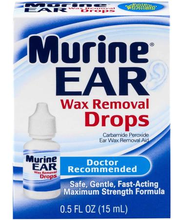 Murine Ear Wax Removal Drops 0.50 fl oz - Gentle & Effective | Pack of 1 - Buy Online on GoSupps.com