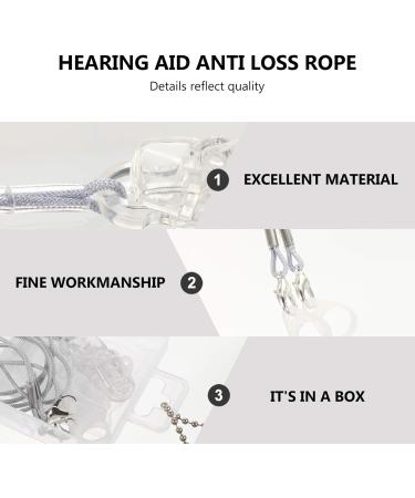 iplusmile Hearing Aids Clip - BTE Fixation Cord for Adults, Seniors & Kids - Portable Anti-Lost Lanyard - Premium Quality - Buy Online on GoSupps.com