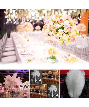 OstrichFeather Wedding Decor | Natural OstrichPlumes | Feather Accessories for Clothing Wedding Feather Centerpieces OstrichFeather Bouquet Bulk Ostrichfeathers - Buy Online on GoSupps.com