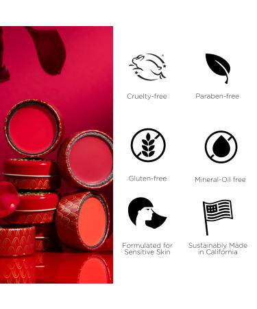 Besame Cosmetics Crimson Cream Rouge - 1938 | 2-in-1 Lip and Cheek Tint | Long Wearing Matte Finish | Vegan Makeup - Buy Online on GoSupps.com