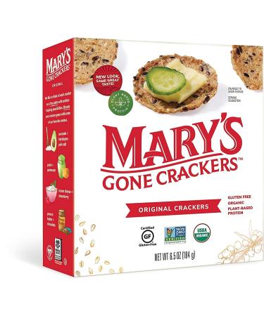 Mary's Gone Crackers Original Gluten Free Organic Crackers 6.5oz - 1PK - Buy Online on GoSupps.com