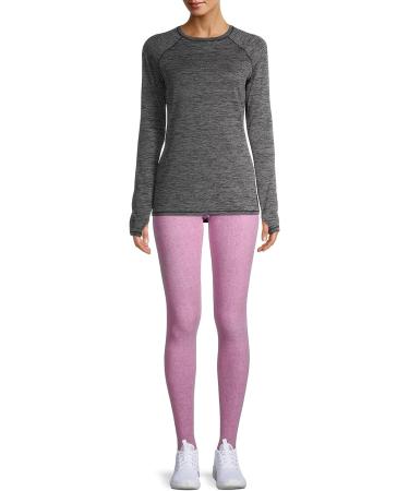 Cuddl Duds Women's Stretch Fleece Long Underwear High Waisted Thermal Leggings - Rose Heather (Size Large) - Buy Online on GoSupps.com