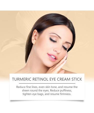 homomdy Turmeric Retinol Eye Cream Stick For Dark Circles and Puffy Eyes Anti Wrinkle Eye Cream Reduces Fine Lines Antiaging Firming and Lifting Deeply Moisturizing 6pcs - Buy Online on GoSupps.com