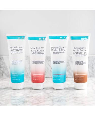 M-61 Hydraboost Body Butter - Unscented Gradual Tan Hydrating & Firming Cream with Peptides & Vitamin B5 | International Shipping Available - Buy Online on GoSupps.com