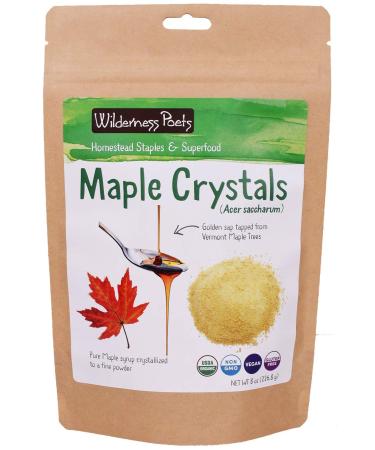 Wilderness Poets Maple Crystals 8 oz (226.8 g) - Buy Online on GoSupps.com