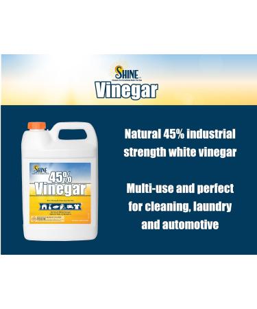 Buy Energen Carolina 45% White Vinegar - 450 Grain Industrial Concentrate 1 Gallon (128 Fl oz) - Ideal for Cleaning Cooking & More - International Shipping Available - Buy Online on GoSupps.com
