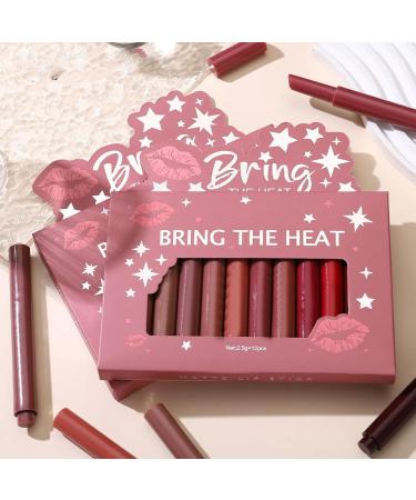 Lip Pencil - Long-Lasting Nourishing Intense Pigment | Glossy Lipstick for Makeup - For Mother Wife Girlfriend Friends Travel Home University Dates Beach - Buy Online on GoSupps.com