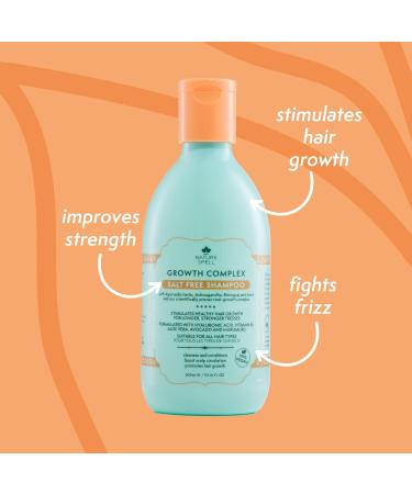 Nature Spell Hair Shampoo for Growth | Ayurvedic Herbal Infusion | Vegan & Sulphate-Free | 10.14 Fl Oz - All Hair Types - Buy Online on GoSupps.com