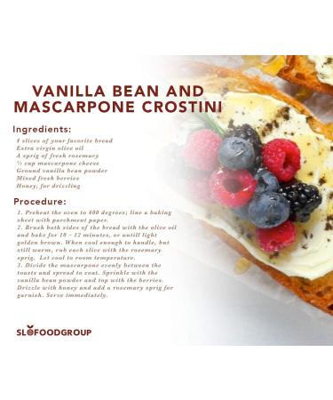 Slofoodgroup - Tahitian Vanilla Bean Powder - 1 oz. - Made from Premium Whole Ground Vanilla Beans from Papua New Guinea - For Cooking  Baking  and Ice Cream Desserts 1 Ounce (Pack of 1) - Buy Online on GoSupps.com