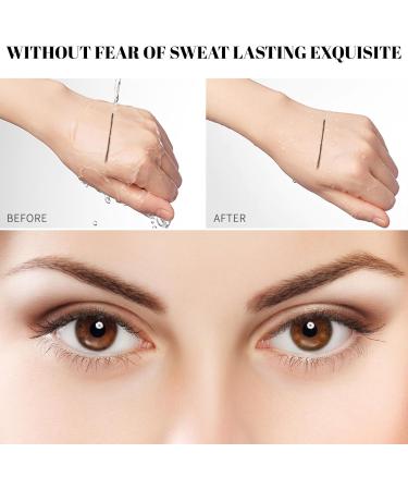 woleeup Eyebrow Pen Liquid Eyebrow Pencil 2pcs Microblading Eyebrow Pen Magic Accurate Waterproof Eyebrow Pen Natural Eyebrow Pen 4Tip Pen with MicroFork Tip Applicator Gray Gray Brown04 - Buy Online on GoSupps.com