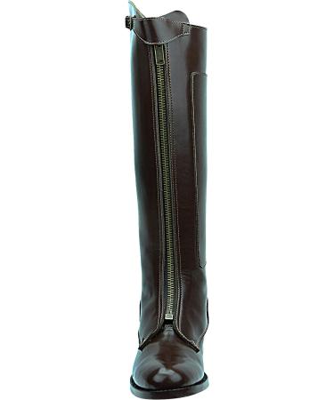 Hispar Men's Invader-1 Knee High Leather Equestrian Polo Boots - Brown, Regular Calf, Size 11 - Buy Online on GoSupps.com