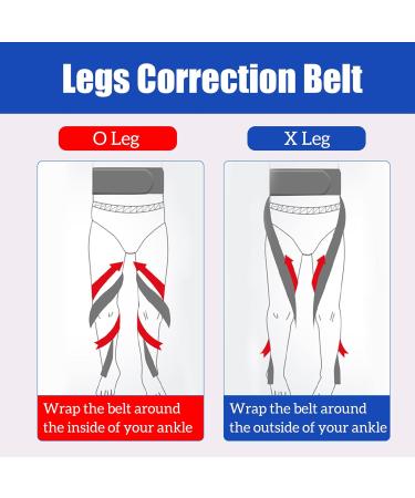 Buy GHORTHOUD O/X Leg Type Correction Belt - Unisex Posture Corrector for Teens - Pediatric Lightweight Bandage - Black Large - Improve Leg Alignment Day & Night - Buy Online on GoSupps.com