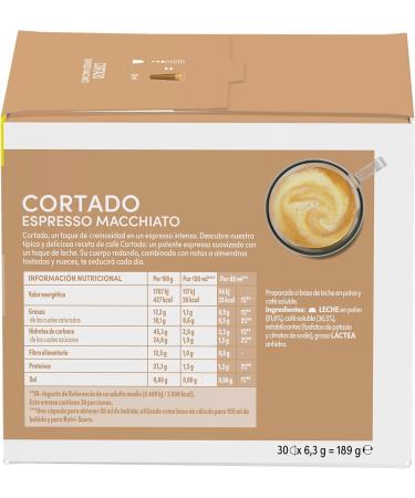 Nescafe Dolce Gusto Box 30 Cortado Coffee Coffee Coffee Capsule 30 Capsules - Buy Online on GoSupps.com