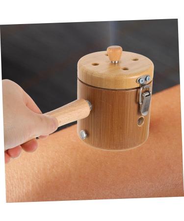 Solustre Moxibustion Massage Device - Adjustable Wooden Case & Stainless Steel Tools for Effective Moxibustion Therapy - Buy Online on GoSupps.com