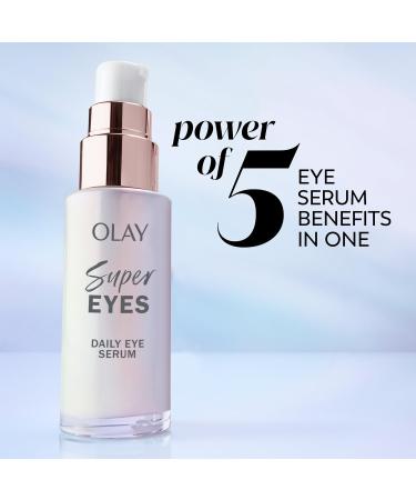 Olay Super Eye Daily Serum with Vitamin C Caffeine Aloe Vera Niacinamide and Amino Peptide 5-in-1 Eye Serum 13.5 mL Fragrance Free 13.5 ml (Pack of 1) - Buy Online on GoSupps.com
