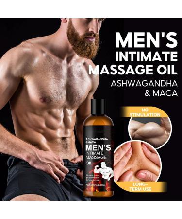 XJBD Day Night Body Oil for Men with Ashwagandha & Maca - 200ml Natural Body Massage Oil for Couples Natural Intimate Massage Oil for Private Care Relaxation & All Skin Types - Buy Online on GoSupps.com