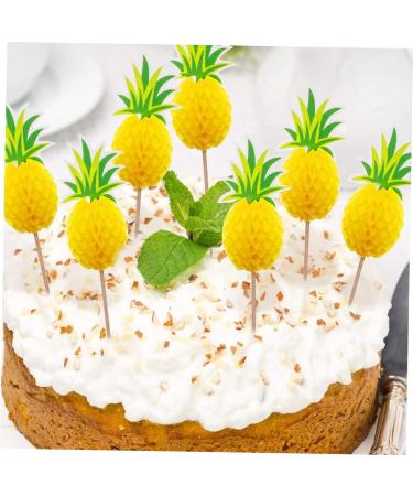 OFFSCH 19pcs Baking Decoration Insert Cake Topper Toppers Para Comida Cake Decor Topper Flamingo Cake Insert Decoration Fruit Cake Cupcake Three-dimensional Paper 3d Decorative Sign - Buy Online on GoSupps.com
