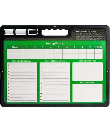 Murray Sporting Goods Premium Coaches Clipboard | Double-Sided Dry Erase Board - Ideal for Basketball, Baseball, Soccer, Football, Hockey | Marker Included - Buy Online on GoSupps.com