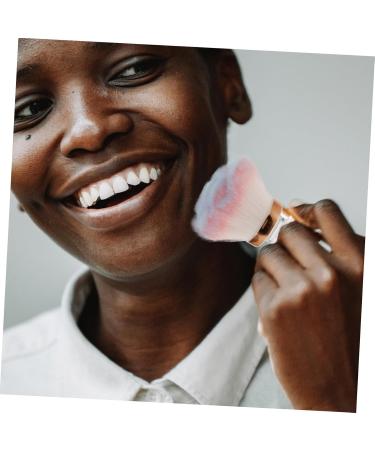 POPETPOP Nail Brush Nail Art Brush Duster Blush Brush Nail Scrubber Nail with Handle Nail Cleaning Brush Nail Cleaner Brush Nail Dust Brush Mushroom Head Artificial Fiber Round 7.50X6.00X6.00CM Picture 3 - Buy Online on GoSupps.com