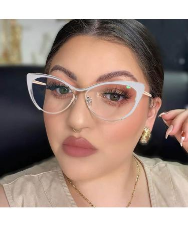 Shop Sexy Cat Eye Glasses with Clear Lenses | Adjustable Hot Frames for Adults - International Shipping Available - Buy Online on GoSupps.com