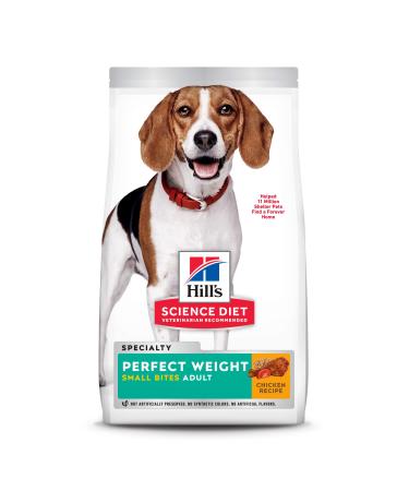Hill's Science Diet Dry Dog Food, Adult, Small Bites, Perfect Weight for Weight Management, Chicken Recipe 4 Pound (Pack of 1) - Buy Online on GoSupps.com
