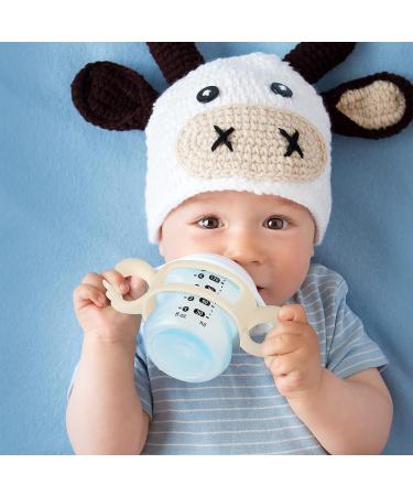 4 Pieces Kids Silicone Bottle Handles - Wide-Neck Baby Bottle Handle for Small Hands - Buy Online on GoSupps.com