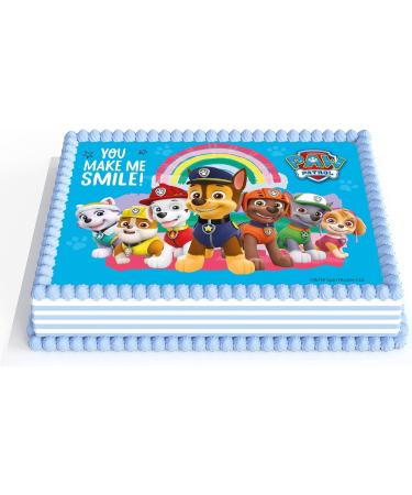 Dekora Paw Patrol Edible Cake Topper Children's Birthday Decoration A5 Wafer - Buy Online on GoSupps.com