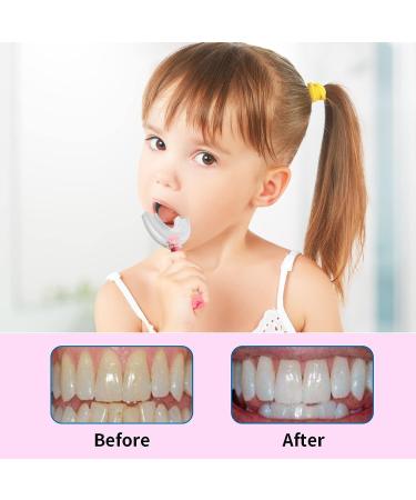 Zuzuxia Kids U-Shaped Silicone Toothbrush for Baby and Toddler - Soft and Food Grade - 360 Degree Cleaning - Buy Online on GoSupps.com