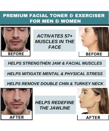 Jaw Exerciser Face and Neck Exerciser Double Chin Reducer Eliminator for Jaw Exercise Ball to Face Lift Chisel Chin Slimming & Neck Muscle Helps Reduce Stress and Cravings Green_30LBS - Buy Online on GoSupps.com