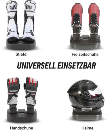 Louis Universal Dryer: Shoe & Gear Dryer Antibacterial Smell Remover for Sports Helmets & Gloves | Optimal for Motorcycle Skiing & Football - Buy Online on GoSupps.com
