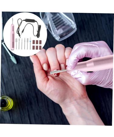 Healeved 1 Set Polisher Kit De Manicura Nail Tool Kit Small Nail Drill Sanding Bands Tools File Sanding Bands Nails Gel Kit Manicure Miss Aluminum Alloy Cross Nails 11.2X2X2CM Rose Gold - Buy Online on GoSupps.com