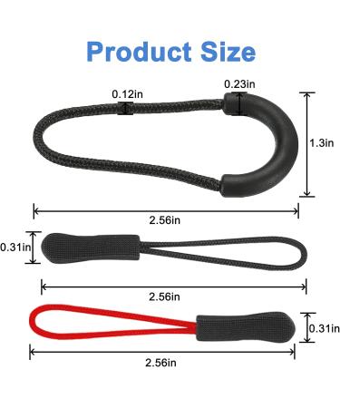 Venbaby 60 Zip Pendants & Pulls - Replacement Zipper Fixer Tags for Clothes & Bags - Buy Online on GoSupps.com
