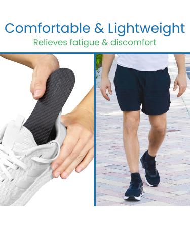 ViveSole Carbon Fiber Insoles for Men & Women | Hallux Rigid Relief Foot Fracture & Arthritis Support | Turf Toe Plate | Sports & Hiking | 4X-Large - Buy Online on GoSupps.com