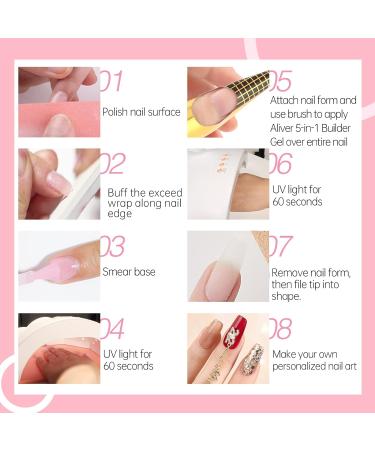 15ml Pink Builder Gel - 5 in 1 Base Coat for Nail Extensions & Repair | Strengthening Gel for Nail Art Design - Buy Online on GoSupps.com