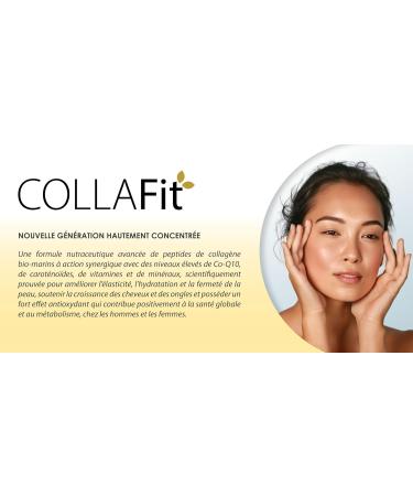 Collafit Food Supplement | The Natural Path to Beauty | Improved Skin Hydration and Elasticity | Patented Marine Collagen Peptides (Type I) | 28 Bags - Buy Online on GoSupps.com