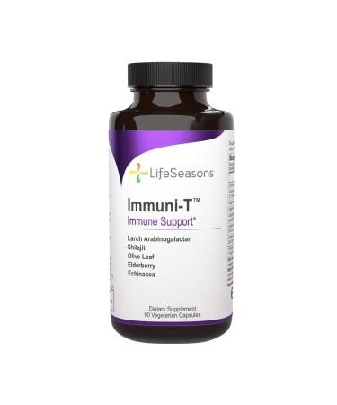 Life Seasons - Immuni-T - Immune System Booster Supplement - Cold and Flu Season Support - Rapid Immune Response - Andrographis and Echinacea - 90 Capsules 90 Count (Pack of 1)