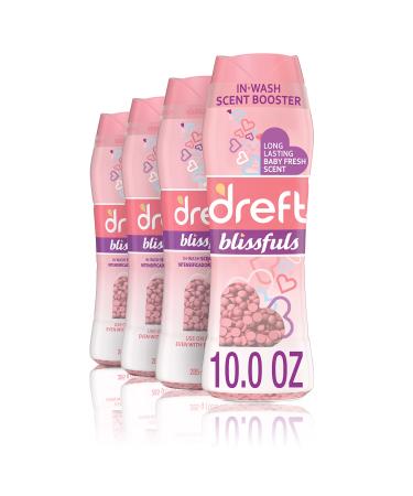 Dreft Blissfuls Laundry Scent Booster Beads for Washer, Baby Fresh, 10 Ounce , 4 Count Baby Fresh 10 Ounce (Pack of 4) - Buy Online on GoSupps.com