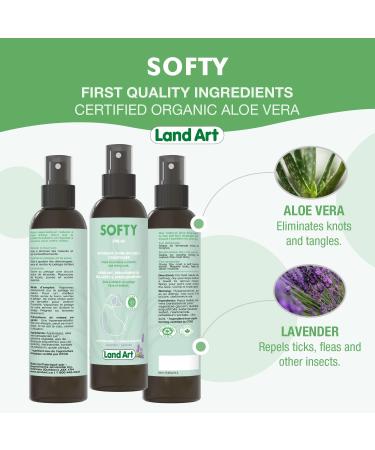 Detangler Shine Builder & Conditioner for Dogs Helps to Achieve a Smooth and Shiny Coat - Made with Certified Organic Aloe Vera - 240ml - Made in Canada - Buy Online on GoSupps.com